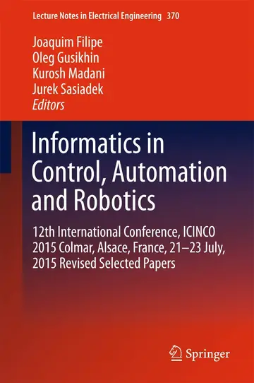 Cover of Informatics in Control, Automation and Robotics