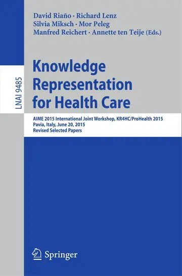 Cover of Knowledge Representation for Health Care