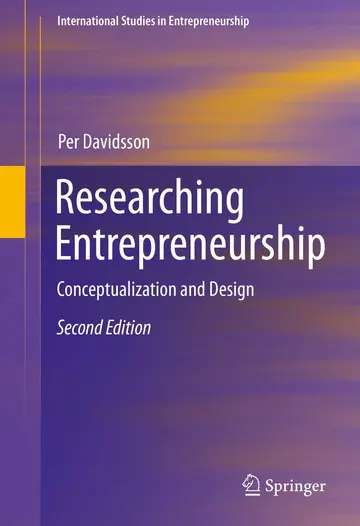 Cover of Researching Entrepreneurship
