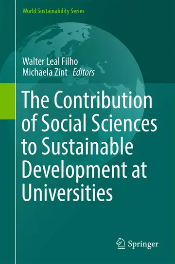 Cover of The Contribution of Social Sciences to Sustainable Development at Universities