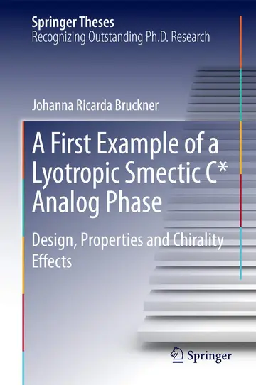 Cover of A First Example of a Lyotropic Smectic C* Analog Phase