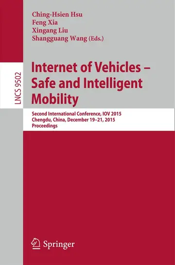 Cover of Internet of Vehicles - Safe and Intelligent Mobility