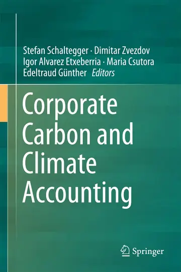 Cover of Corporate Carbon and Climate Accounting