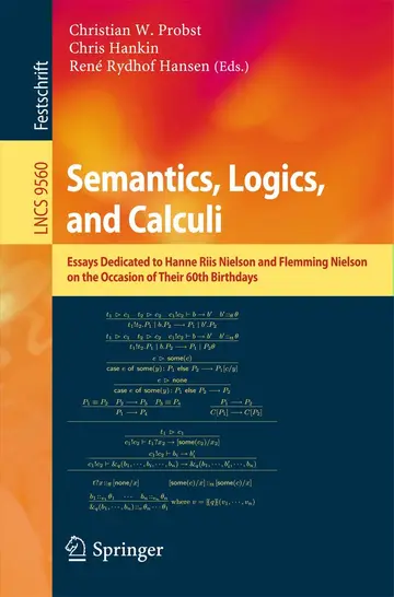 Cover of Semantics, Logics, and Calculi