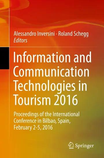 Cover of Information and Communication Technologies in Tourism 2016