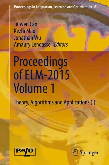 Cover of Proceedings of ELM-2015 Volume 1