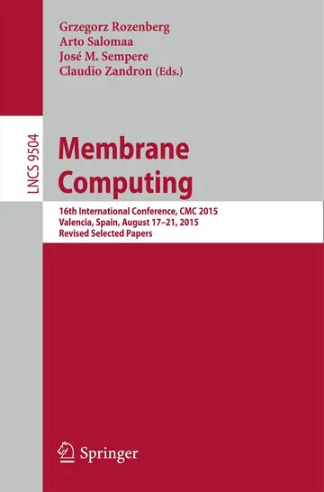Cover of Membrane Computing