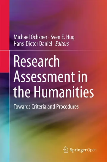 Cover of Research Assessment in the Humanities