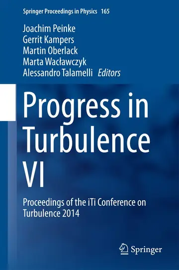 Cover of Progress in Turbulence VI