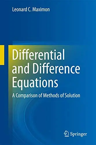 Cover of Differential and Difference Equations