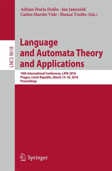 Cover of Language and Automata Theory and Applications