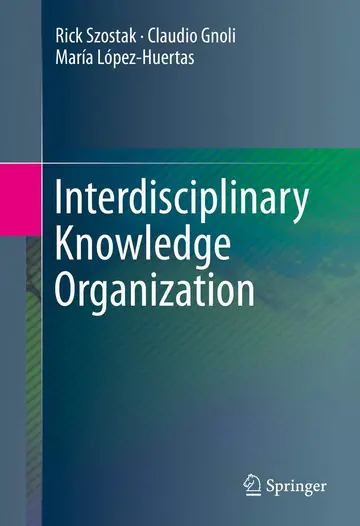 Cover of Interdisciplinary Knowledge Organization