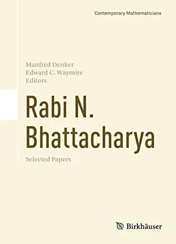 Cover of Rabi N. Bhattacharya