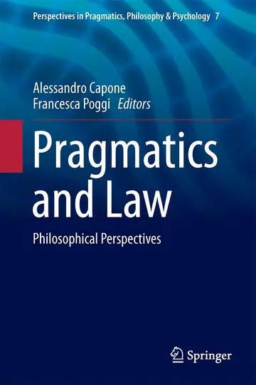 Cover of Pragmatics and Law