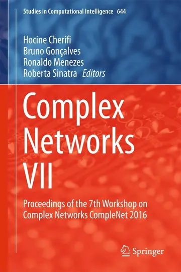 Cover of Complex Networks VII