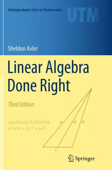 Cover of Linear Algebra Done Right
