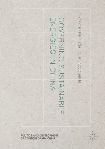 Cover of Governing Sustainable Energies in China