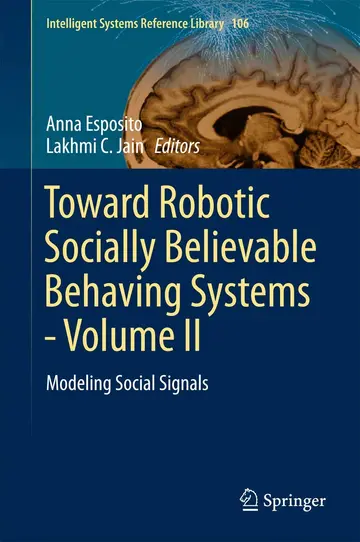 Cover of Toward Robotic Socially Believable Behaving Systems - Volume II