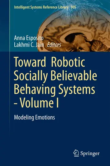 Cover of Toward Robotic Socially Believable Behaving Systems - Volume I