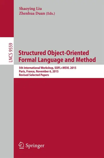 Cover of Structured Object-Oriented Formal Language and Method