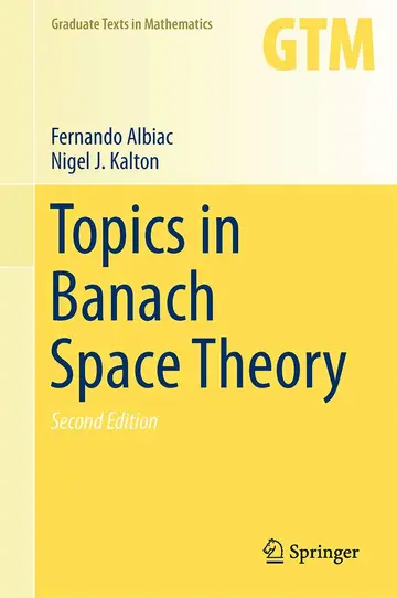 Cover of Topics in Banach Space Theory