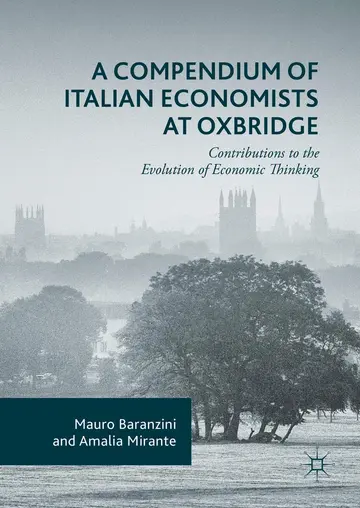 Cover of A Compendium of Italian Economists at Oxbridge