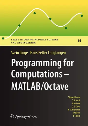 Cover of Programming for Computations - Matlab/Octave