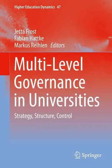 Cover of Multi-Level Governance in Universities
