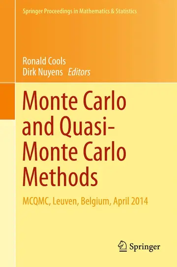 Cover of Monte Carlo and Quasi-Monte Carlo Methods