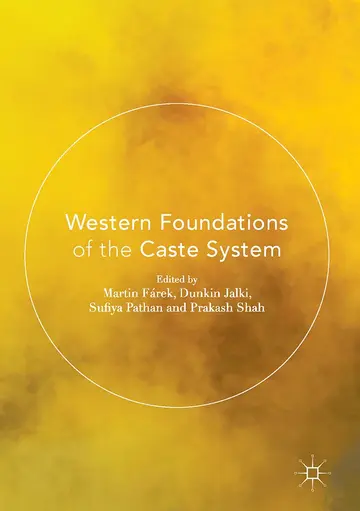 Cover of Western Foundations of the Caste System