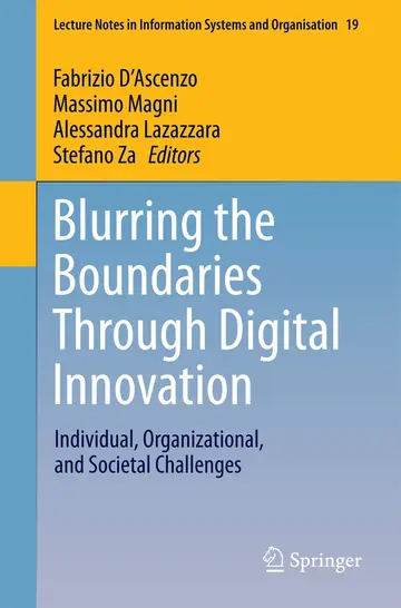 Cover of Blurring the Boundaries Through Digital Innovation