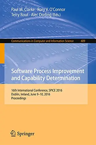 Cover of Software Process Improvement and Capability Determination