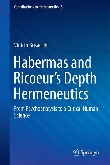 Cover of Habermas and Ricoeur’s Depth Hermeneutics