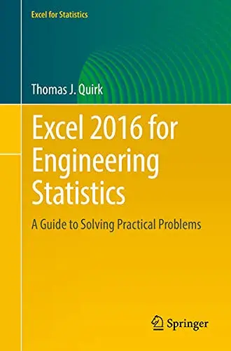 Cover of Excel 2016 for Engineering Statistics