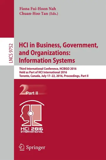 Cover of Hci in Business, Government and Organization