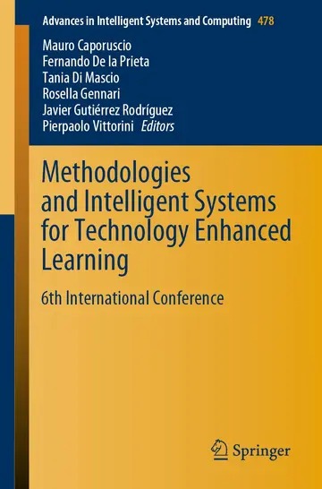 Cover of Methodologies and Intelligent Systems for Technology Enhanced Learning