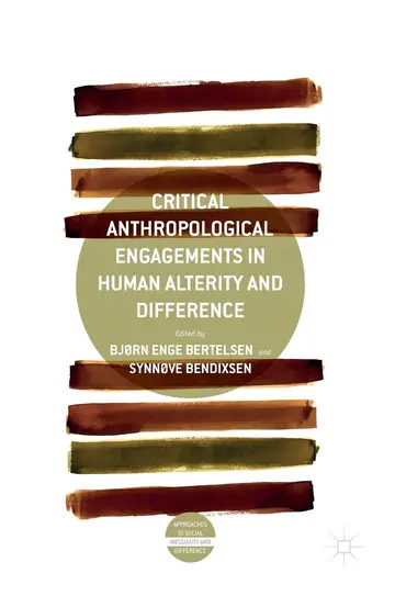 Cover of Critical Anthropological Engagements in Human Alterity and Difference