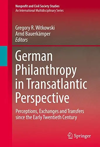 Cover of German Philanthropy in Transatlantic Perspective