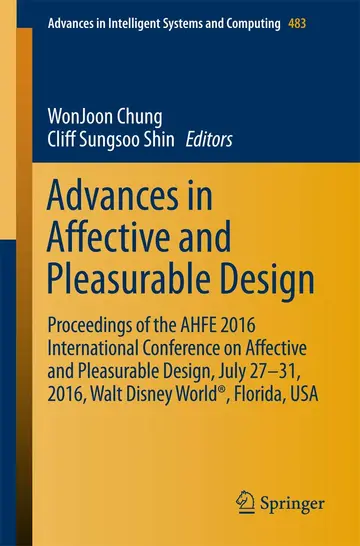 Cover of Advances in Affective and Pleasurable Design