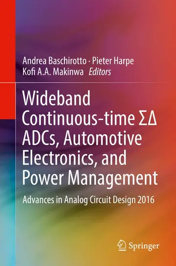 Cover of Wideband Continuous-time ΣΔ ADCs, Automotive Electronics, and Power Management