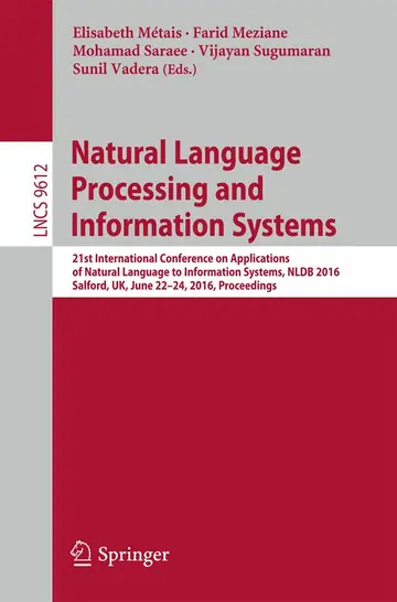 Cover of Natural Language Processing and Information Systems