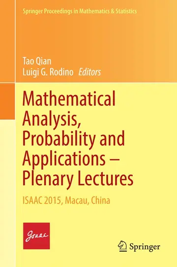 Cover of Mathematical Analysis, Probability and Applications – Plenary Lectures
