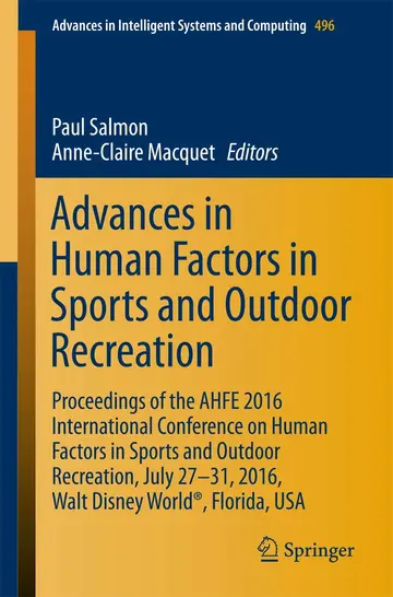 Cover of Advances in Human Factors in Sports and Outdoor Recreation