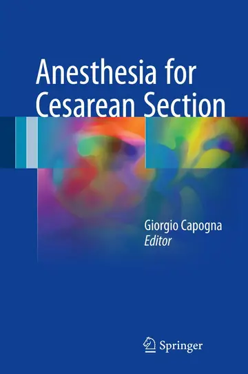Cover of Anesthesia for Cesarean Section