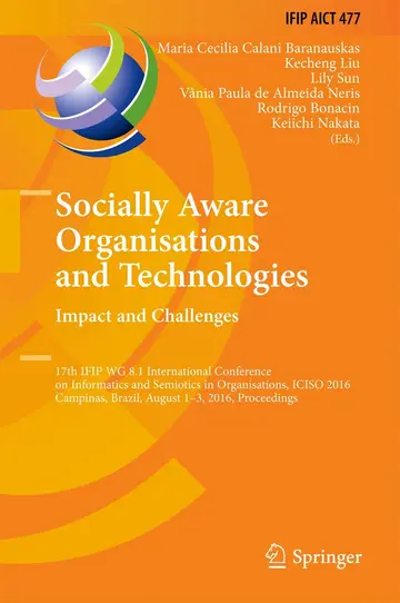 Cover of Socially Aware Organisations and Technologies. Impact and Challenges