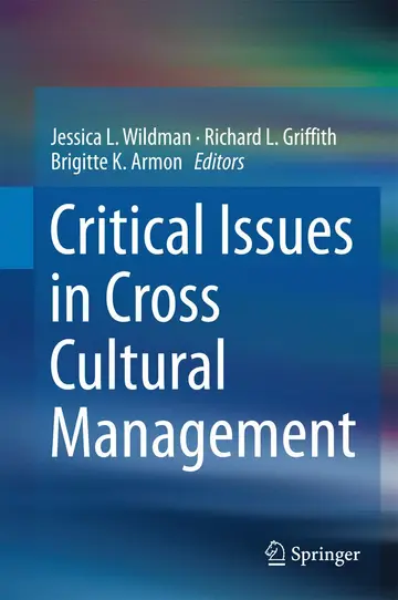 Cover of Critical Issues in Cross Cultural Management