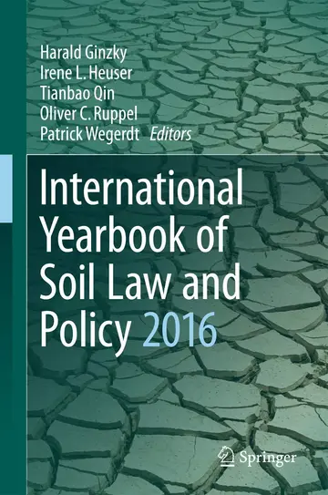 Cover of International Yearbook of Soil Law and Policy 2016