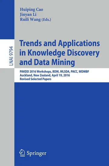 Cover of Trends and Applications in Knowledge Discovery and Data Mining