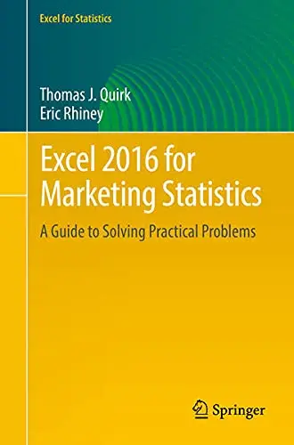 Cover of Excel 2016 for Marketing Statistics