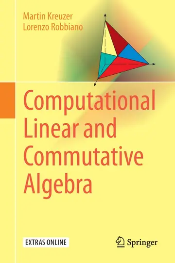 Cover of Computational Linear and Commutative Algebra